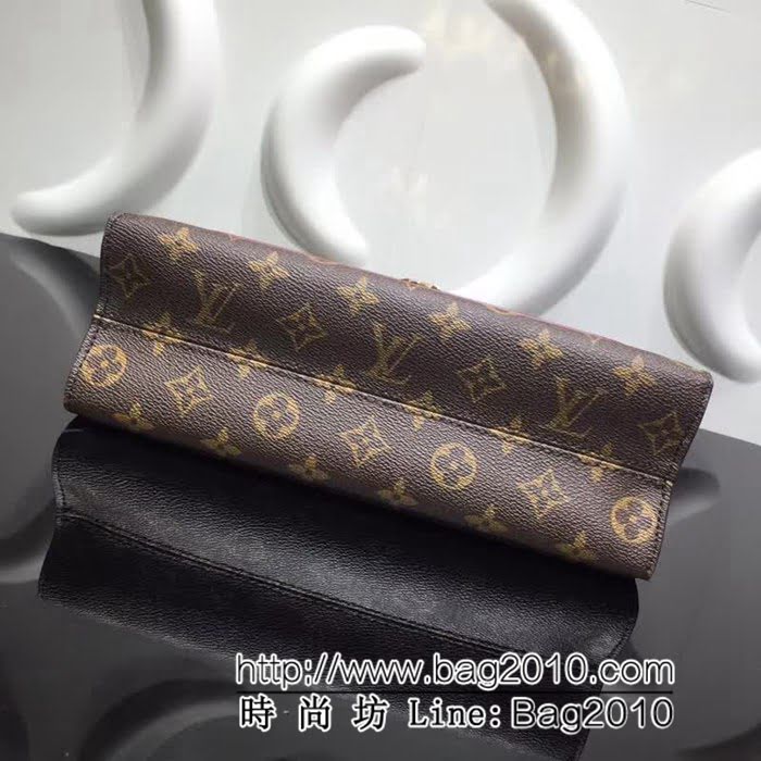 路易威登LV頂級原單M41731Monogram帆布和小牛皮 鏈條百搭時尚包 YDH2009